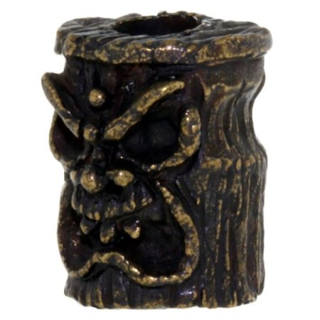 (image for) Ona Tiki Bead in Solid Oil Rubbed Bronze by Schmuckatelli Co.