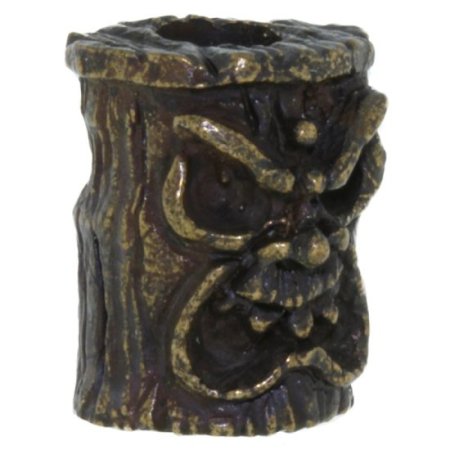 (image for) Ona Tiki Bead in Solid Oil Rubbed Bronze by Schmuckatelli Co.