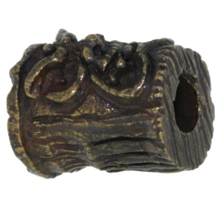(image for) Ona Tiki Bead in Solid Oil Rubbed Bronze by Schmuckatelli Co.