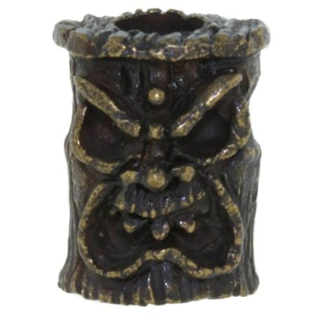 (image for) Ona Tiki Bead in Solid Oil Rubbed Bronze by Schmuckatelli Co.