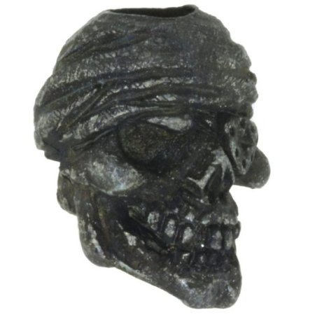 (image for) One-Eyed Jack Skull Bead in Black Oxide Finish by Schmuckatelli Co.