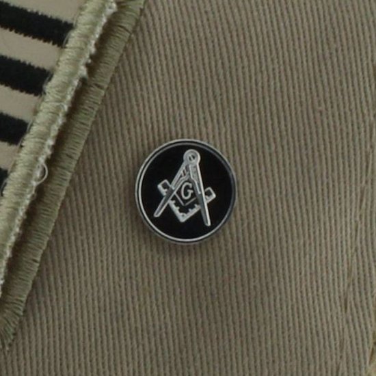 (image for) Freemason .999 Pure Silver 1 Gram Pin By Barter Wear