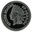 (image for) Indian Head Cent Design .999 Pure Silver 1 Gram Pin By Barter Wear