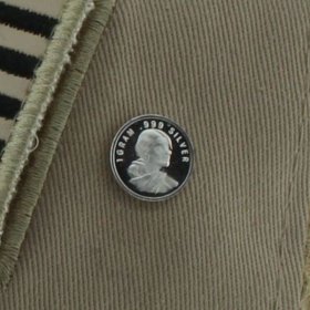 Sacagawea .999 Pure Silver 1 Gram Pin By Barter Wear
