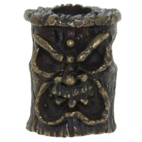 Ona Tiki Bead in Solid Oil Rubbed Bronze by Schmuckatelli Co.