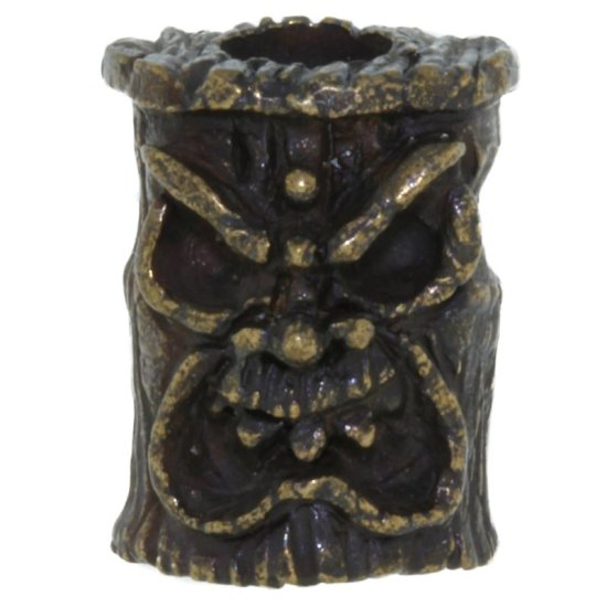 (image for) Ona Tiki Bead in Solid Oil Rubbed Bronze by Schmuckatelli Co.