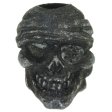 (image for) One-Eyed Jack Skull Bead in Black Oxide Finish by Schmuckatelli Co.