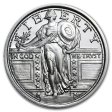 (image for) Standing Liberty .999 Pure Silver 1/4 Oz. Pin By Barter Wear