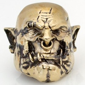 Orc in Brass By Castings Pride