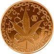 (image for) Oregon (Legalized Cannabis Series) 1 oz .999 Pure Copper Round