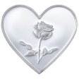 (image for) Rose Heart .999 Pure Silver 1 Gram Pin By Barter Wear