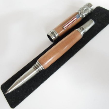 (image for) American Patriot Rollerball Pen in (Cherry) Antique Pewter
