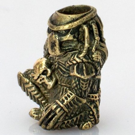(image for) Predator Bead in Brass by Russki Designs