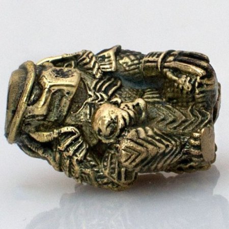 (image for) Predator Bead in Brass by Russki Designs