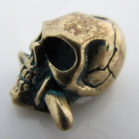 Knife Skull Totenkopf Death's Headin Bronze By Sirin