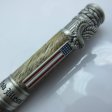 (image for) American Patriot Rollerball Pen in (Mahogany) Antique Pewter