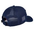 (image for) Dark Blue American Flag Patch Large Open Mesh Velcro Hat