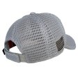 (image for) Light Gray American Flag Patch Large Open Mesh Velcro Hat