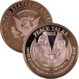 (image for) Peace Talks Hand Shake Donald Trump - Kim Jong-Un 1 oz .999 Pure Copper Round