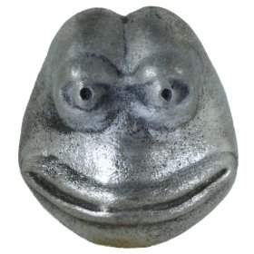 Pepe Frog Bead in Pewter by Marco Magallona
