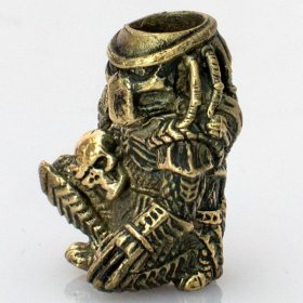 Predator Bead in Brass by Russki Designs