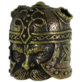 Viking Head in Brass By Alloy Army of Eurasia