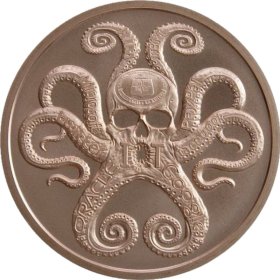 In-Q-Tel #111 (2019 Silver Shield - Mini Mintage) 1 oz .999 Pure Copper Round