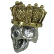 (image for) Queen of the Dead in Brass/White Brass w/Black Onyx Eye (Polished Crown) by Covenant Everyday Gear