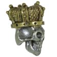 (image for) Queen of the Dead in Brass/White Brass w/Black Onyx Eye (Polished Crown) by Covenant Everyday Gear