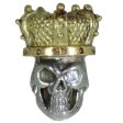 (image for) Queen of the Dead in Brass/White Brass w/Zicron Eye (Polished Crown) by Covenant Everyday Gear