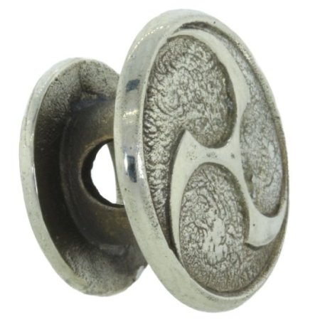 (image for) Raijin Shield Cord Button in White Brass by Covenant Everyday Gear