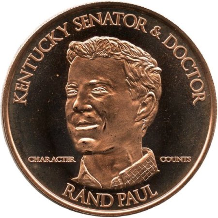 (image for) Rand Paul (AOCS) (2011) 1 oz .999 Pure Copper Round