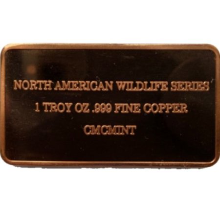 (image for) Red Fox (American Wildlife Set) 1 oz .999 Fine Copper Bar