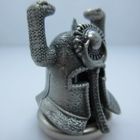 (image for) Riddle Of Steel Helmet In Silver Finish By Bad Azz Beads