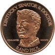 (image for) Rand Paul (AOCS) (2011) 1 oz .999 Pure Copper Round