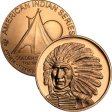 (image for) Chief Red Cloud 1 oz .999 Pure Copper Round