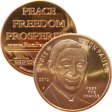 (image for) Ron Paul (AOCS) (2012) 1 oz .999 Pure Copper Round