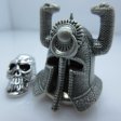 (image for) Riddle Of Steel Helmet With Thulsa Skull Silver/Silver By Bad Azz Beads