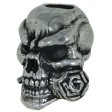 (image for) Rose Skull Bead in Pewter by Schmuckatelli Co.