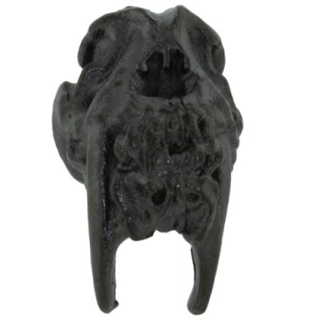 (image for) Sabretooth Bead in Hematite Matte Finish by Schmuckatelli Co.