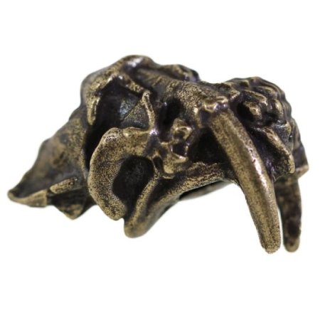 (image for) Sabretooth Bead in Solid Oil Rubbed Bronze by Schmuckatelli Co.