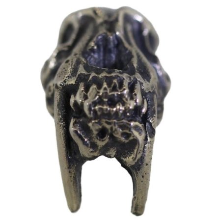 (image for) Sabretooth Bead in Solid .925 Sterling Silver by Schmuckatelli Co.