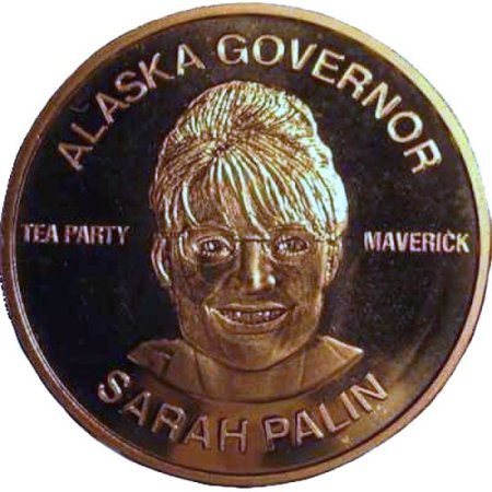 (image for) Sarah Palin (AOCS) (2011) 1 oz .999 Pure Copper Round