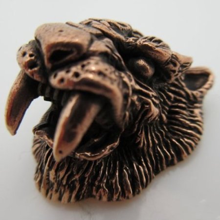 (image for) Saber-toothed Cat in Copper by Santi-Se