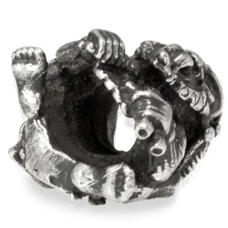 (image for) Shaman VooDoo Bead in Nickel Silver by Russki Designs