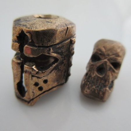 (image for) Skullhelm (2 piece) in Bronze by Sosa Beadworx