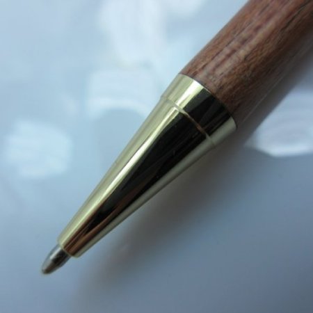 (image for) Slimline Twist Pen in (East Indian Rosewood) 24kt Gold