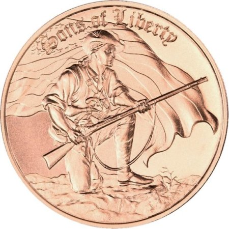 (image for) Sons of Liberty 1 oz .999 Pure Copper Round (Intaglio Mint)