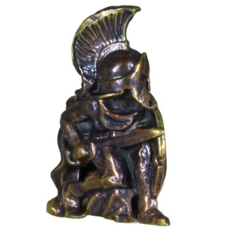 (image for) Spartan Warrior Bead in Brass by Russki Designs