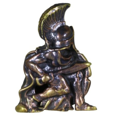 (image for) Spartan Warrior Bead in Brass by Russki Designs